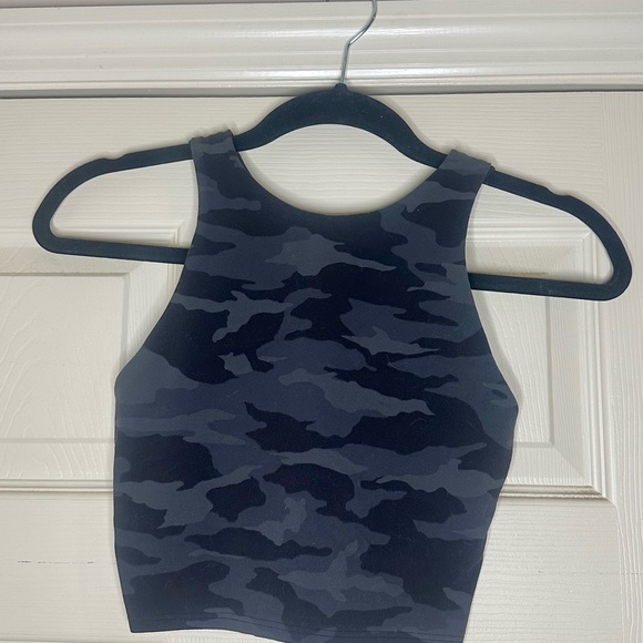 Athleta Tops - Athleta Black and Gray Camo Sports Bra